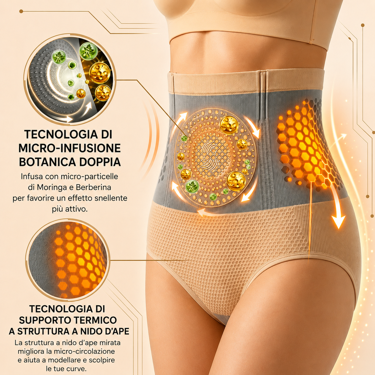 Pantaloncini Modellanti Termici